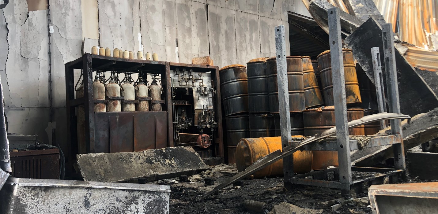 Polygon restores manufacturing facilities and contents after major fire