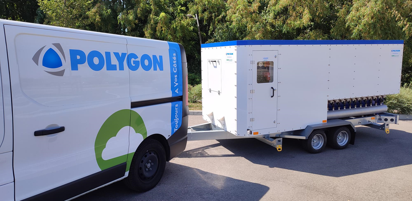 Le département TCS Irigny acquiert leur première remorque de dépoussiérage à décolmatage.