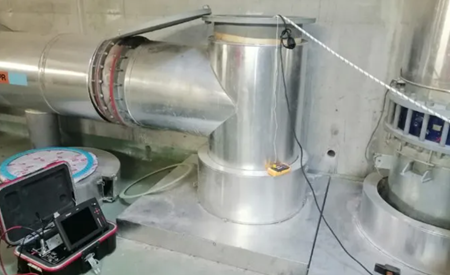 Utilisation d’une caméra haute résolution  : observation 2 canaux béton (intérieur)