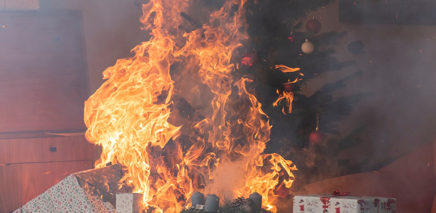 5 à 6 fois plus d’incendies domestiques pendant l’Avent