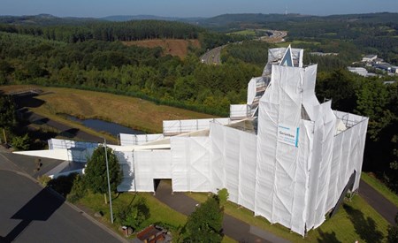 Hoch hinaus: Gerüstbau an Kirchengebäuden 
