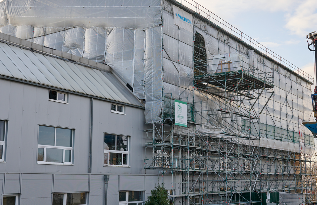 Sturmschaden im „Quartier am Hafen“