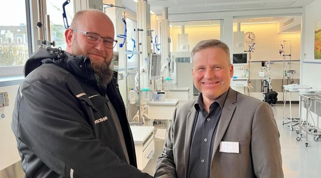 Brandschaden im Krankenhaus: POLYGON Deutschland gewährleistet schnelle Wiederherstellung