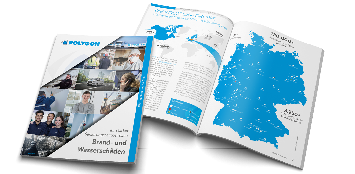 Alles aus einer Hand – alles in einer Broschüre: Neue Imagebroschüre zeigt, was POLYGON ausmacht