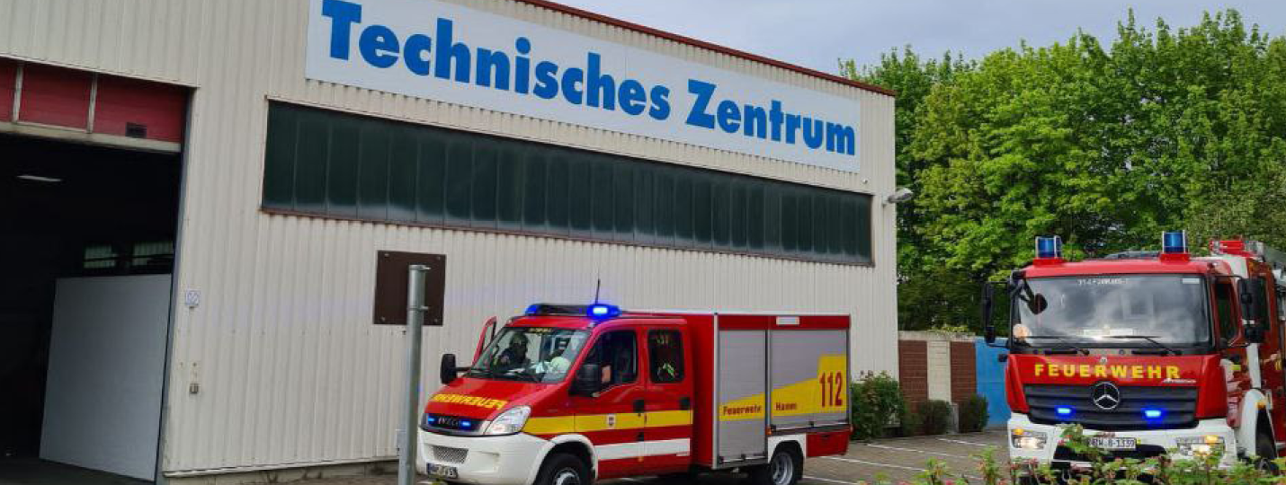 Voller Einsatz: Feuerwehr zu Gast im Technischen Zentrum III
