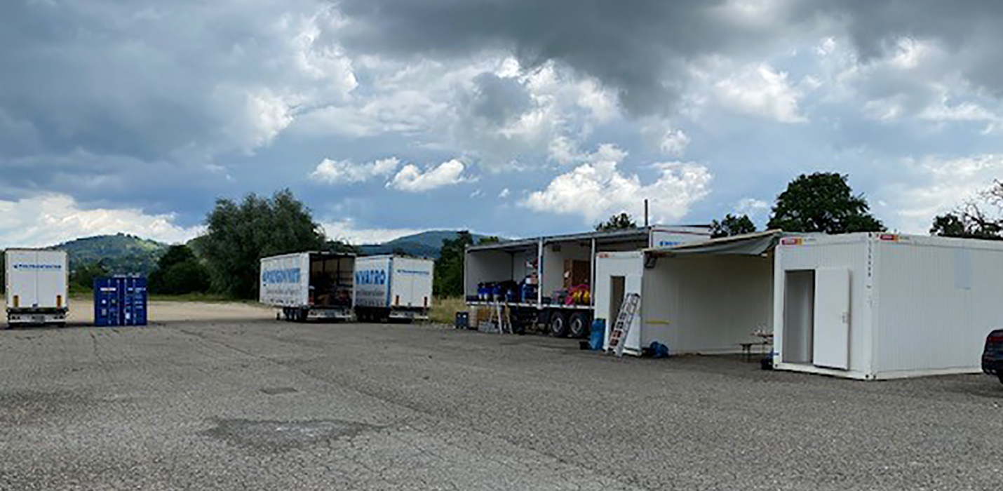 Temporäres POLYGONVATRO-Sanierungsdorf in Metzingen