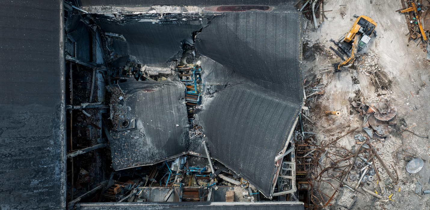 POLYGON saniert Schule und Stadthalle nach Brandschaden