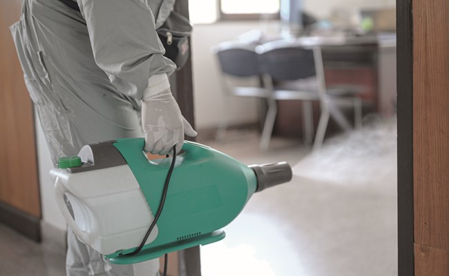 Desinfektion durch Vernebelung