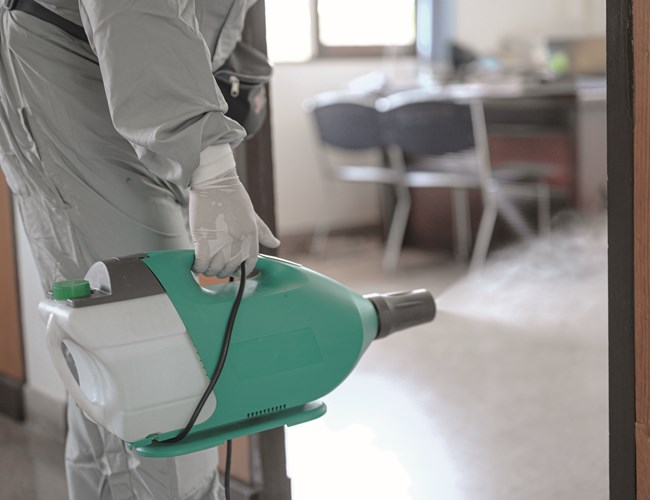 Desinfektion durch Vernebelung