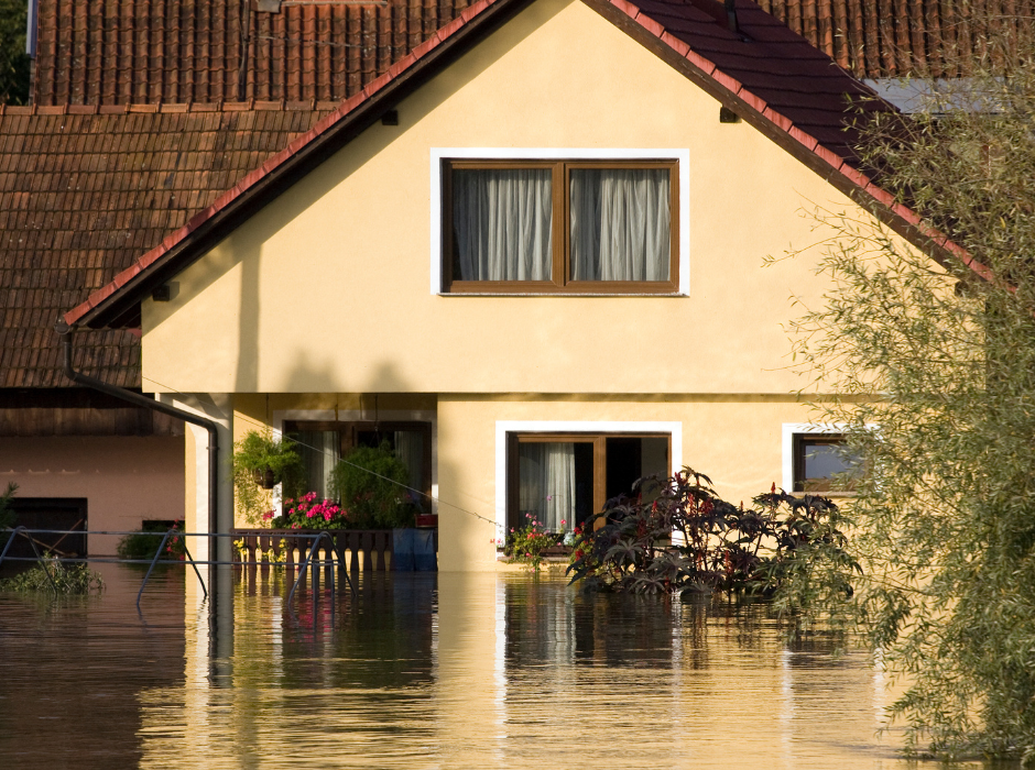 What should I do if my property is flooded?