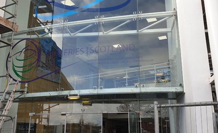 Polygon helps ice rink stay cool during curling championships