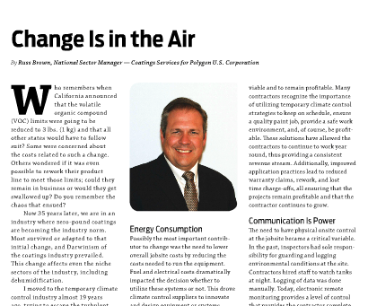 The Surface and Coatings Industry – An Evolving World