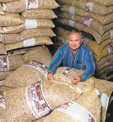 By controlling humidity throughout the plant 16 million pounds of peanuts were saved.