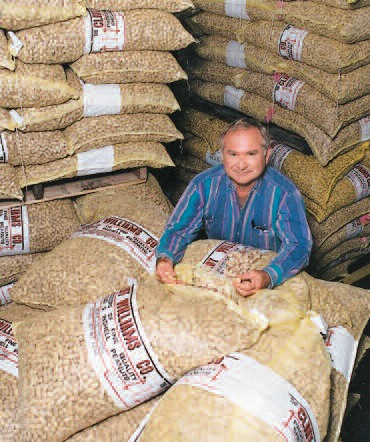 By controlling humidity throughout the plant 16 million pounds of peanuts were saved.