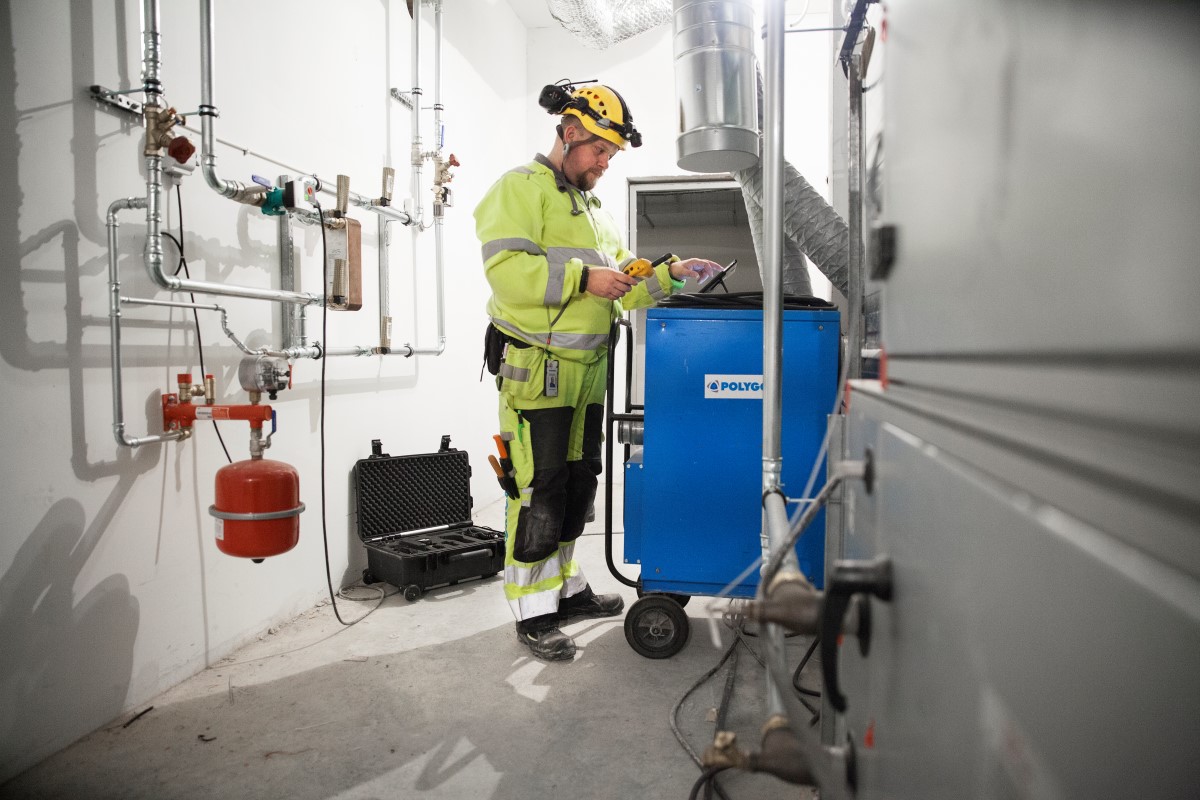 Polygon klimaatoplossing - heater huren