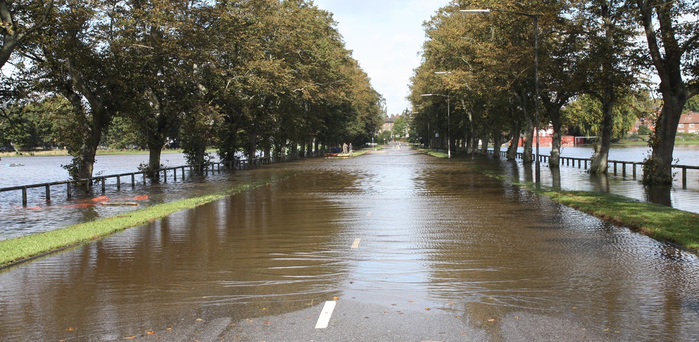 Parts of Baltimore County under water