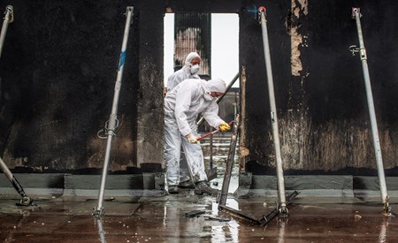 Unterstützung für den Wiederaufbau von Häusern in Norwegen