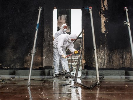 Unterstützung für den Wiederaufbau von Häusern in Norwegen