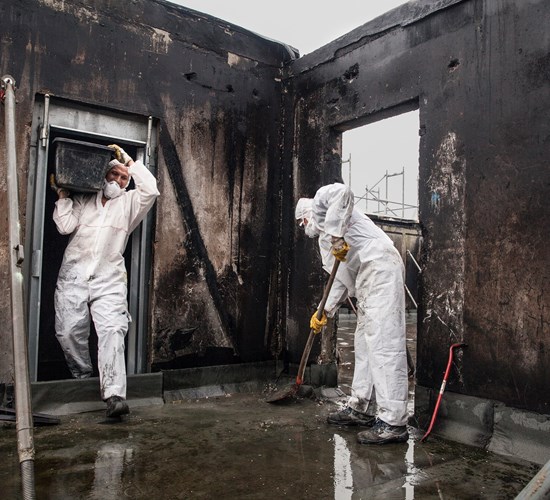 Fire damage restoration Polygon Canada