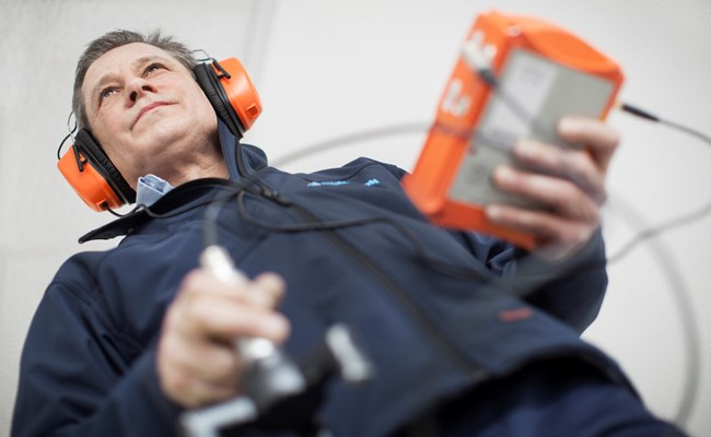 Polygon expert voert lekdetectie uit