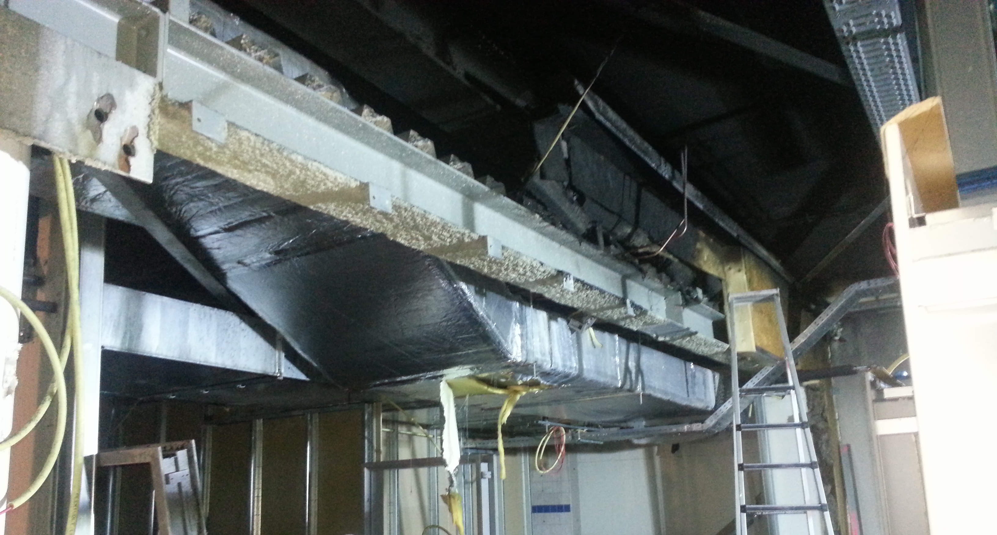 Polygon brand ziekenhuis