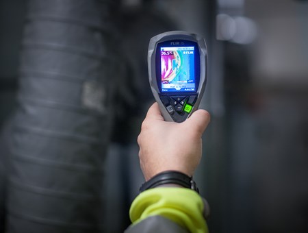 Lekkage in stadsverwarming opgespoord met thermografie