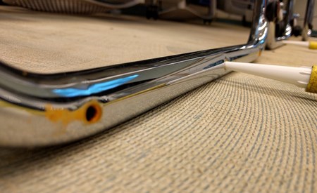 Creatieve droogoplossing voor stoelpoten