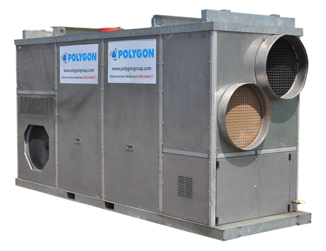Polygon gasgestookte heater MOH 385RHP