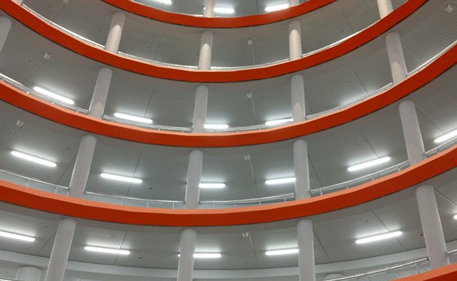 Parkeergarage Lammermarkt waar Polygon klimaatoplossingen leverde tijdens de bouw