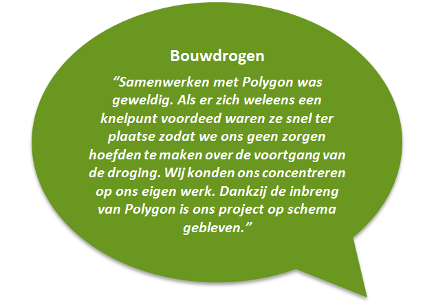 Testimonial bouwdrogen door Polygon