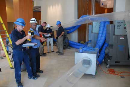 Polygon droogt waterschade in nieuwbouwhotel voor oplevering