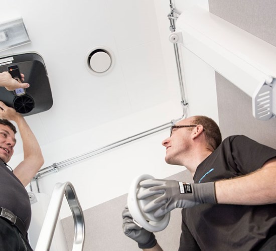 Hyvä ilmanvaihto takaa rakennuksen terveyden.