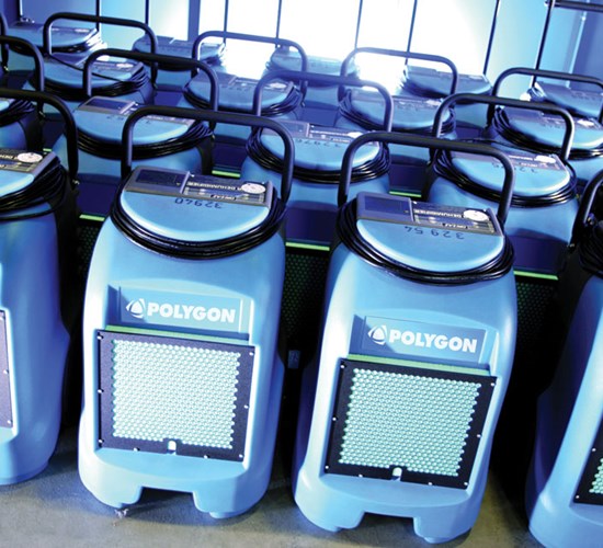 Kuivain - Polygonilla on monipuolinen kuivauskalusto.