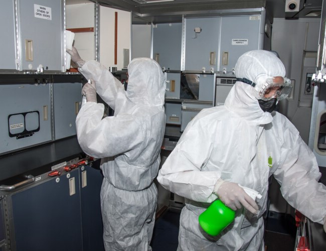 corona, desinificering i tre steg
