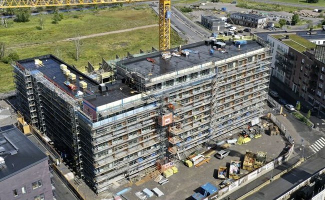 Polygon - Fuktsäkert modulbygge i Täby Park