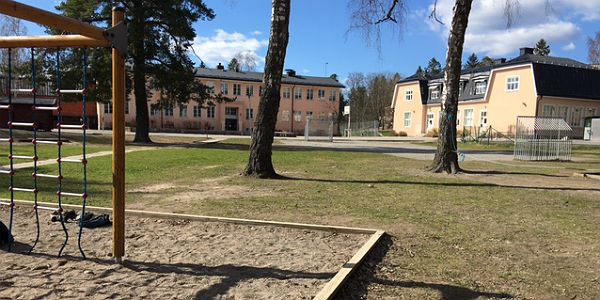 Bild på Björkhaga skola i Botkyrka kommun. 