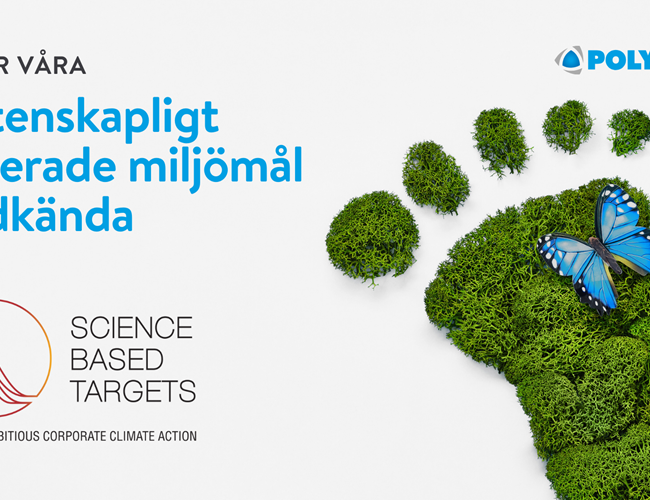 SBTi godkänner Polygons kortsiktiga vetenskapligt baserade mål för utsläppsminskning 