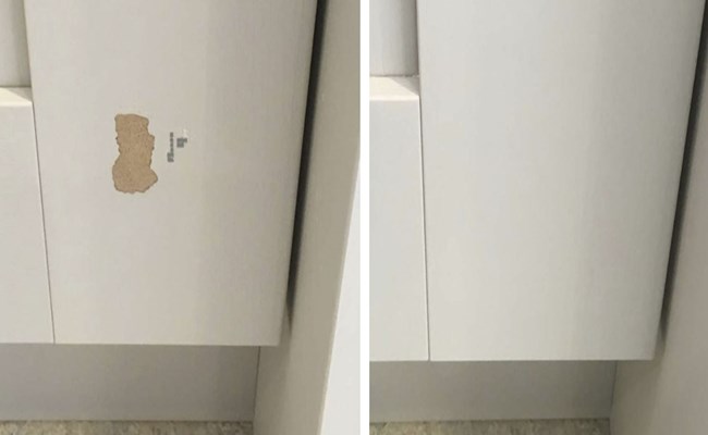 Reparerad kökslucka PSR