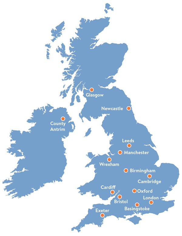 UK Polygon Group Map