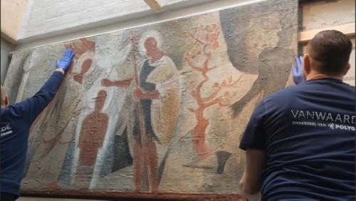 Goed bewaard erfgoedstuk bij VANWAARDE krijgt bijzondere plaats in nieuwe R.-K. kerk Almere